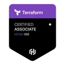 HashiCorp Certified: Terraform Associate (002) badge