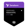 HashiCorp Certified: Terraform Associate (003) badge