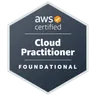 AWS Certified Cloud Practitioner badge